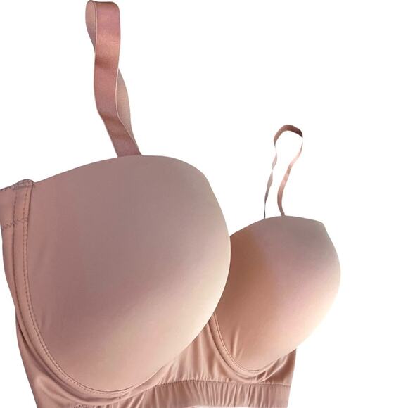 OMNIA Paratus Quartz Flexywire 5-Convertible Underwire Pink Bra Sz 40J - Picture 9 of 12